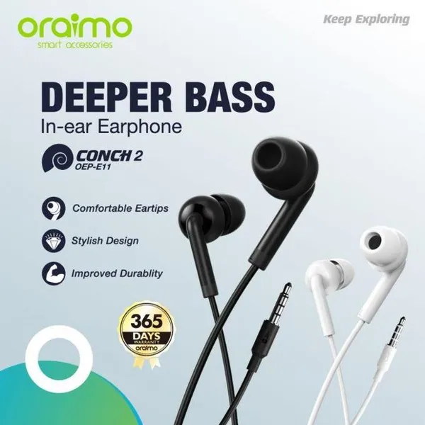 Oraimo Deep Bass Earphones